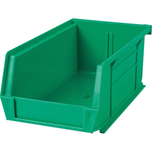 KLETON CF826 Storage Bin - Compartment Size 2.81" (71.44 mm) x 3.44" (87.31 mm) x 6.75" (171.45 mm) - 3" Height x 4.1" Width x 7.4" Depth - Green - Plastic