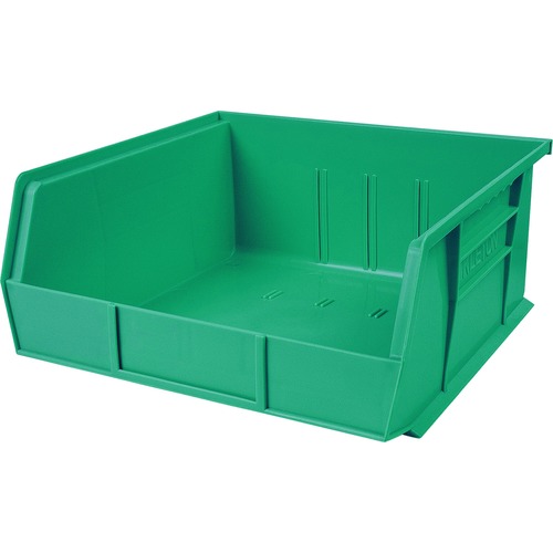 KLETON CF836 Storage Bin - Compartment Size 4.75" (120.65 mm) x 10" (254 mm) x 10.25" (260.35 mm) - 5" Height x 11" Width x 10.9" Depth - Green - Plastic