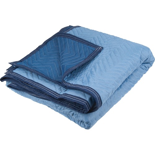 KLETON Premium Furniture Pad - Rectangle - Dark Blue, Light Blue - Polyester, Cotton