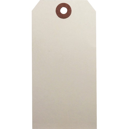 Merangue Shipping Tag - #8 - 6.25" (158.75 mm) Length x 3.12" (79.25 mm) Width - 1000 / Pack - White