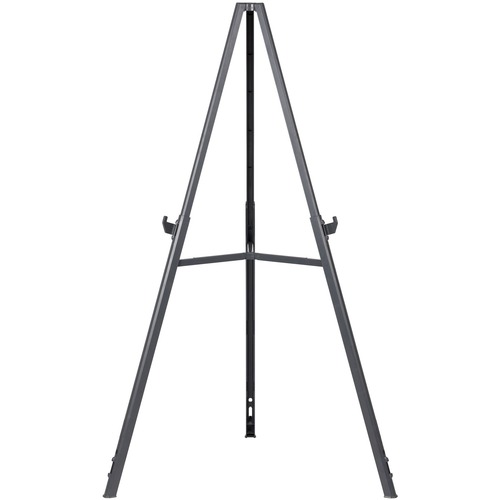 MasterVision Quantum Heavy-duty Display Easel - 25 lb Load Capacity - 31.9" Height x 36.7" Width x 61.2" Depth - Floor, Tabletop - ABS Plastic - Gray