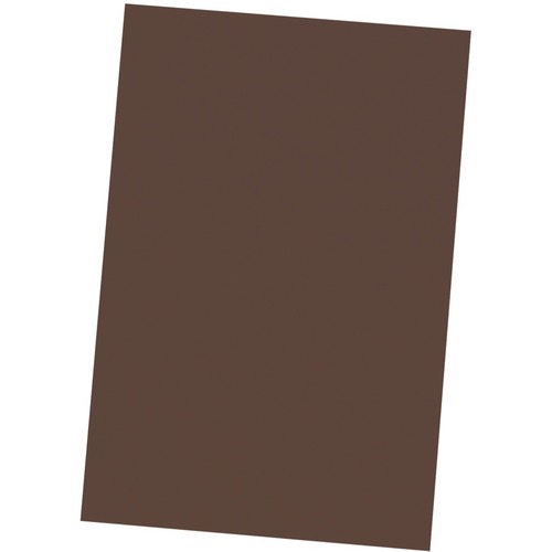 NAPP Construction Paper - Art Project, Craft Project - 9" (228.60 mm)Width x 12" (304.80 mm)Length - 48 Sheet - Dark Brown