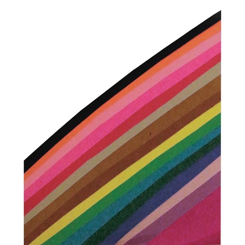 NAPP Construction Paper - Art Project, Craft Project - 9" (228.60 mm)Width x 12" (304.80 mm)Length - 48 / Pack - Assorted