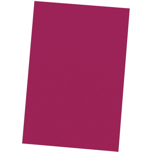 NAPP Construction Paper - Art Project, Craft Project - 12" (304.80 mm)Width x 18" (457.20 mm)Length - 48 / Pack - Raspberry