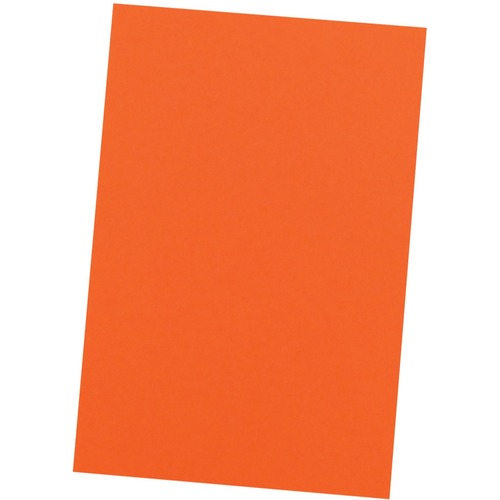 Construction Paper - 18" x 24" - 48 Sheets - Orange