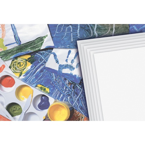 NAPP Painting Paper - Painting - 12" (304.80 mm)Width x 18" (457.20 mm)Length - 96 / Pack - White