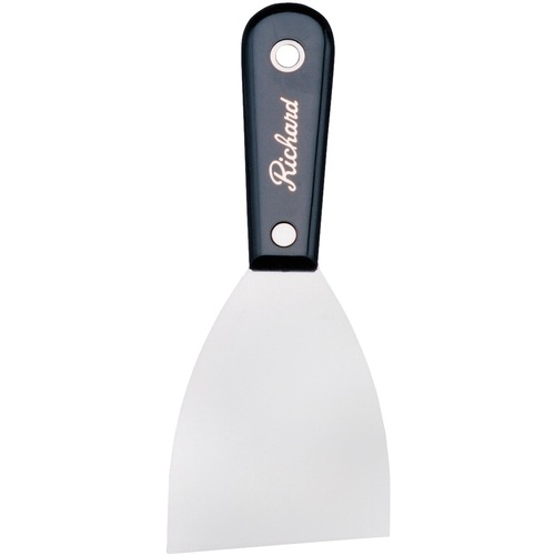 SCN Putty Knife Flexible Steel - 3" (76.20 mm) Steel Blade - Polypropylene Handle - Flexible - Compatible with Putty