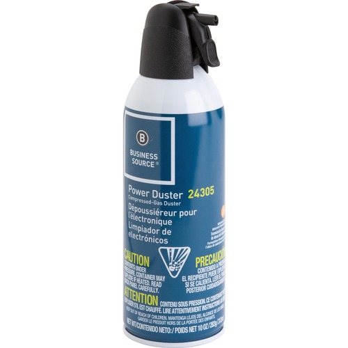 Business Source Power Duster - 10 oz - Moisture-free, Ozone-safe - Multi - 1 Each