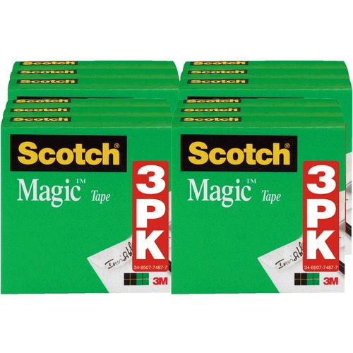 Scotch® Magic™ Tape 810, 1/2 in x 36 yd Roll