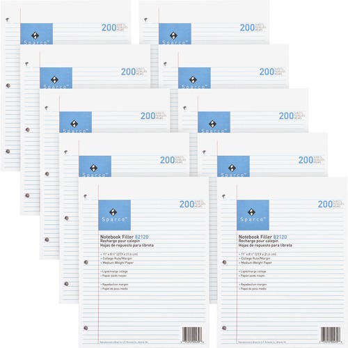 Picture of Sparco Notebook Filler Paper - Letter