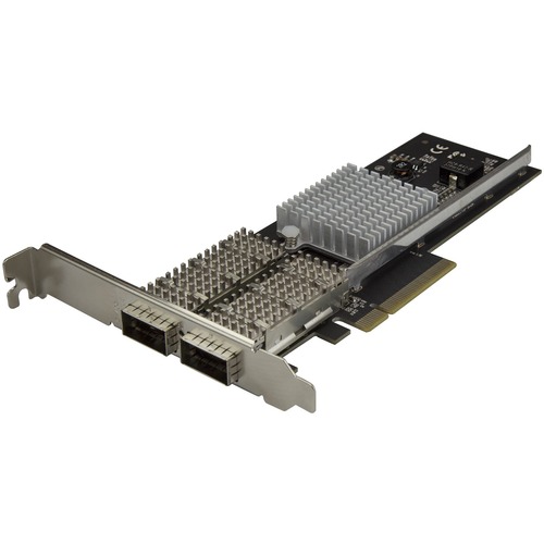 StarTech.com Dual Port 40G QSFP+ Network Card - Intel XL710 Open QSFP+ Converged Adapter PCIe 40 Gigabit Fiber Ethernet Server 40GbE NIC - Dual Port 40G Open QSFP+ Network Card - MSA compliant - 40 Gigabit Ethernet Converged Network Adapter - Intel XL710-