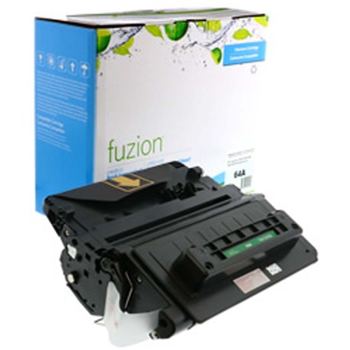 fuzion Toner Cartridge - Alternative for HP 64A - Black - Laser - Standard Yield - 10000 Pages - 1 Each