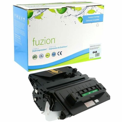 fuzion Toner Cartridge - Alternative for HP 64A - Black - Laser - Standard Yield - 10000 Pages - 1 Each