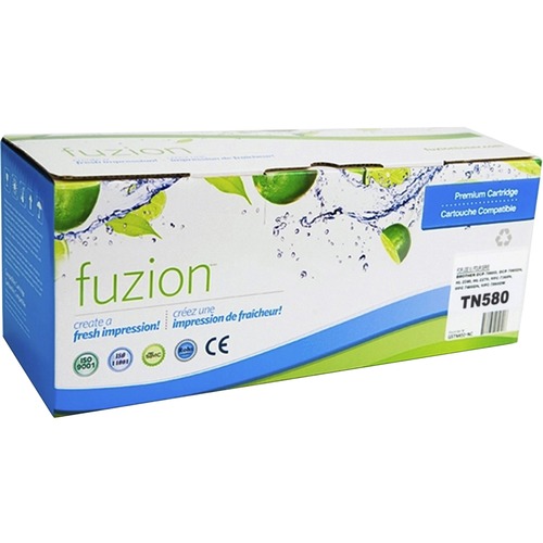 fuzion Toner Cartridge - Alternative for Brother TN580 - Black - Laser - High Yield - 7000 Pages - 1 Each