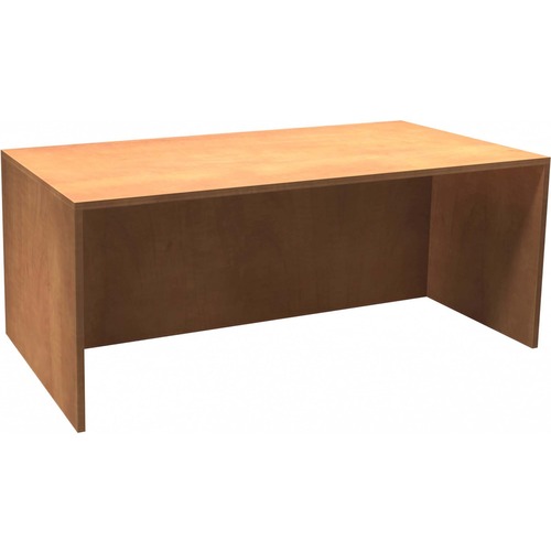 Heartwood Innovations Sugar Maple Laminated Desk Shell - 71" x 35.5" x 29" , 1" Top - Material: Wood Grain Top, Particleboard Top, Polyvinyl Chloride (PVC) Edge - Finish: Sugar Maple, Thermofused Laminate (TFL) Top - Contemporary - Laminate - HTWINV3672008