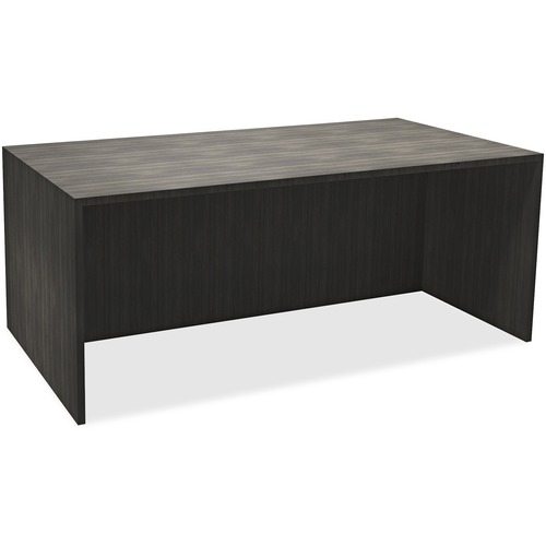 Heartwood Innovations Grey Dusk Laminate Desk Shell - 71" x 35.5" x 29" , 1" Top - Material: Wood Grain Top, Particleboard Top, Polyvinyl Chloride (PVC) Edge - Finish: Gray Dusk, Thermofused Laminate (TFL) Top - Contemporary - Laminate - HTWINV3672019