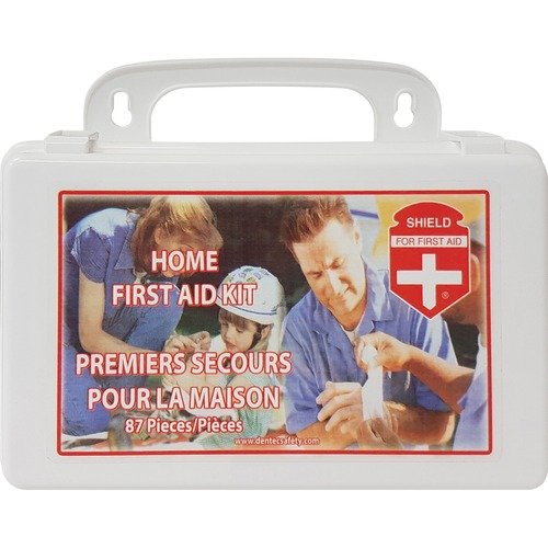 Impact Products Home First Aid Kit in Box - 87 x Piece(s) - 5.50" (139.70 mm) Height x 8.25" (209.55 mm) Width x 2.75" (69.85 mm) Depth Length - 1 Each - First Aid Kits & Supplies - IMP81CK0377RT