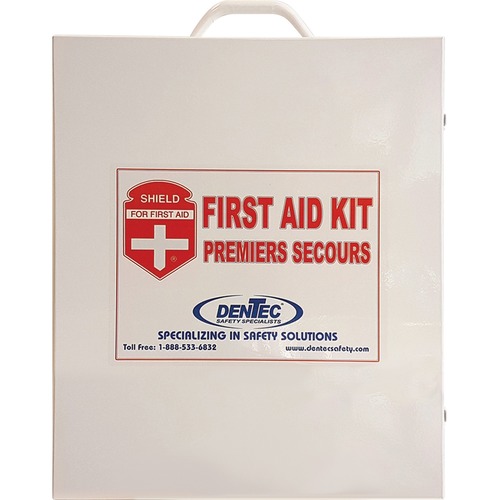 Impact Products Workplace First Aid Kit in Metal Box - 14" (355.60 mm) Height x 16.50" (419.10 mm) Width x 6" (152.40 mm) Depth Length - 1 Each - First Aid Kits & Supplies - IMP999999282