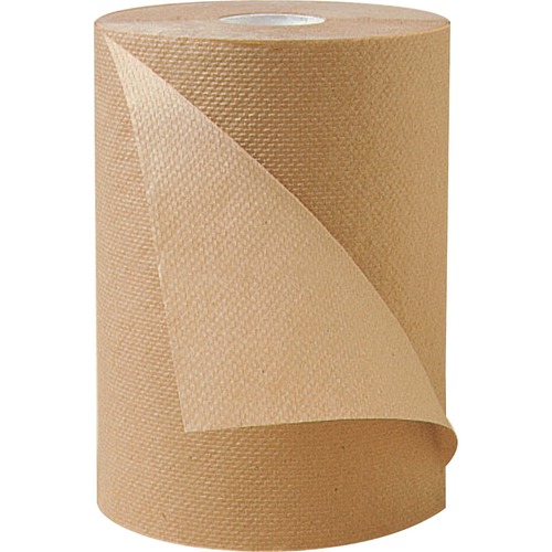 Metro Paper Roll Kraft Towels - 1 Ply - 8" x 425 ft - Brown - Kraft - 12 / Carton