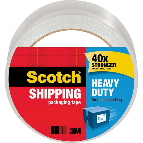 Scotch Heavy Duty Shipping Packaging Tape - 1 / Roll - Clear