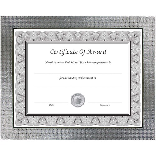 nudell Document and Photo Frames - 12.50" x 10" x 0.37" (9.40 mm) Frame Size - Holds 8.50" x 11" Insert - Rectangle - Desktop - Brushed - Hanger, Easel Back - 1 Each - Metal, Glass - Silver