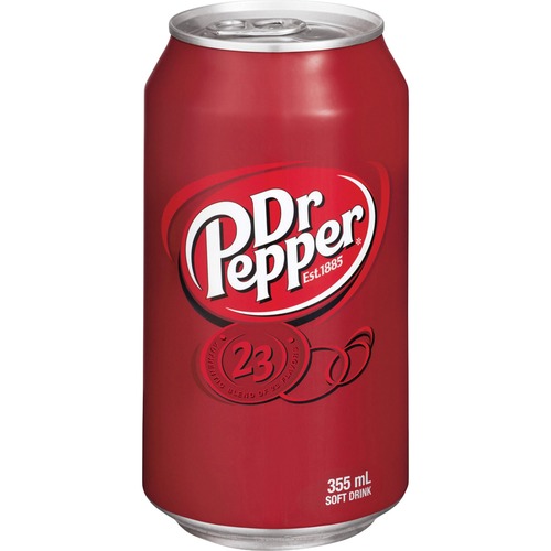 Pepsi Dr Pepper Carbonated Beverage - 355 mL - 12 / Carton