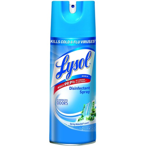 Lysol Disinfectant Spray Cleaner - Ready-To-Use - 12.35 oz (350 g) - Spring Waterfall Scent - Anti-bacterial, Easy to Use - 1 Each