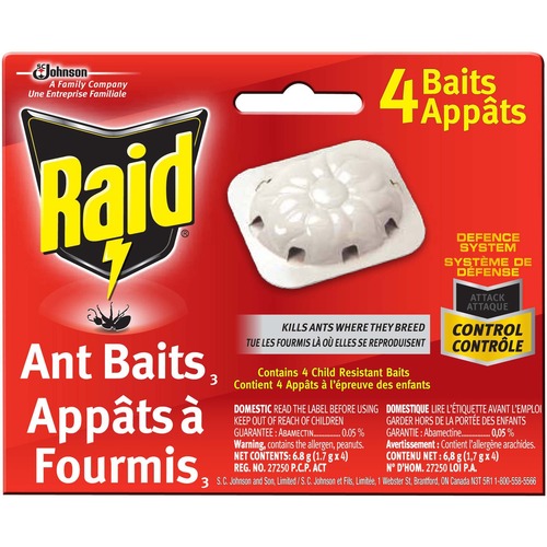 Raid Ant Baits - Ants - 6.8 g - 4 / Pack - Pesticides & Repellents - SJN71893