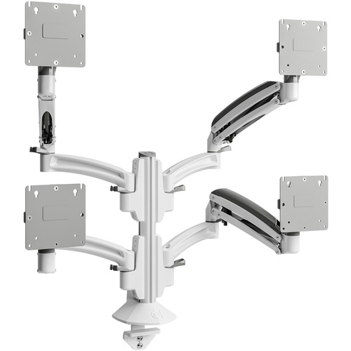 Chief Kontour K1C420W Mounting Arm for Monitor, TV, All-in-One Computer - White - TAA Compliant - 4 Display(s) Supported - 36" Screen Support - 80 lb Load Capacity - 75 x 75, 100 x 100 - 1 Each