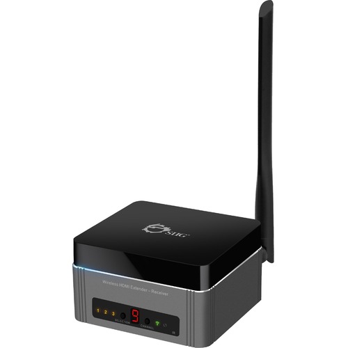 SIIG CE-H22U11-S1 Video Extender Transmitter/Receiver - 1 Input Device - 1 Output Device - 165 ft Range - 1 x HDMI In - 1 x HDMI Out - Full HD - 1920 x 1080 - Wireless LAN - Wall Mountable