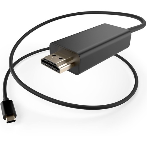 Unirise USB Type C to HDMI Male Cable 3 Feet - 3 ft HDMI/USB AV/Data Transfer Cable for Chromebook, Monitor, Projector, HDTV, Audio/Video Device, MacBook, Smartphone - First End: 1 x USB 3.1 Type C - Male - Second End: 1 x 19-pin HDMI Digital Audio/Video 