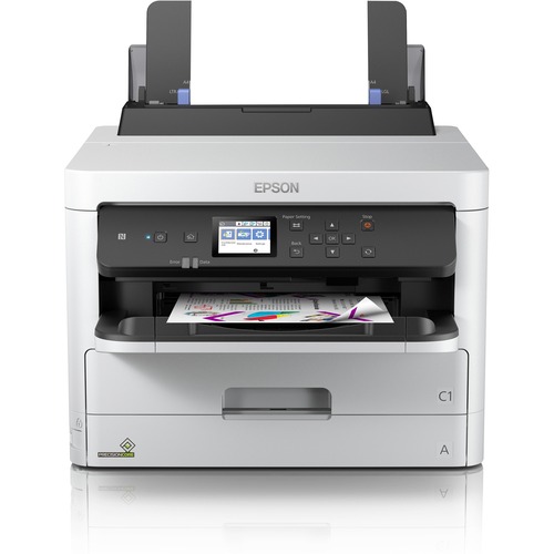 Epson WorkForce Pro WF-C5210 Desktop Inkjet Printer - Color - 34 ppm Mono / 34 ppm Color - 4800 x 1200 dpi Print - 330 Sheets Input - Ethernet - Wireless LAN - Apple AirPrint - 45000 Pages Duty Cycle - Plain Paper Print - USB