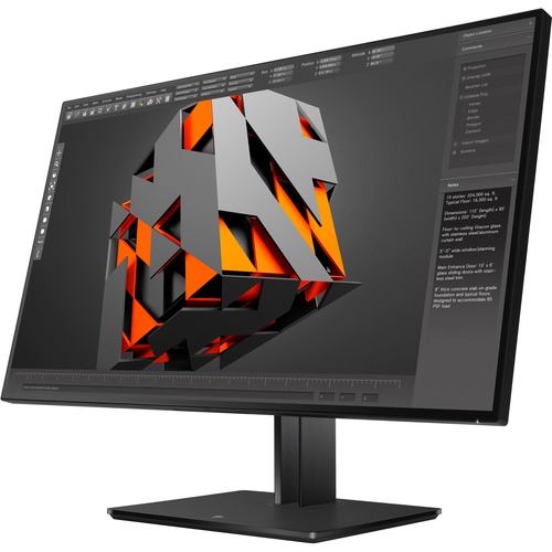 HP Business Z32 31" Class 4K UHD LCD Monitor - 16:9 - Black Pearl - 31.5" Viewable - WLED Backlight - 3840 x 2160 - 350 Nit - 14 ms - HDMI - DisplayPort - Mini DisplayPort - USB Hub