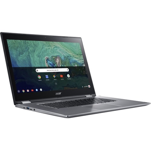 Acer CP315-1H CP315-1H-P1K8 15.6" Touchscreen Chromebook - Full HD - Intel Pentium N4200 - 4 GB - 64 GB Flash Memory - English (US) Keyboard - Sparkly Silver - 1920 x 1080 - ChromeOS - Intel HD Graphics 505 - In-plane Switching (IPS) Technology - Front Ca