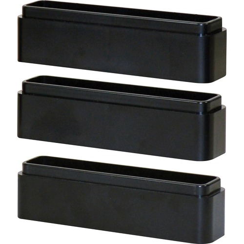 DAC Monitor Riser Leg Blocks - 6" Width x 1.5" Depth x 1.2" Height - Stackable, Comfortable - Black
