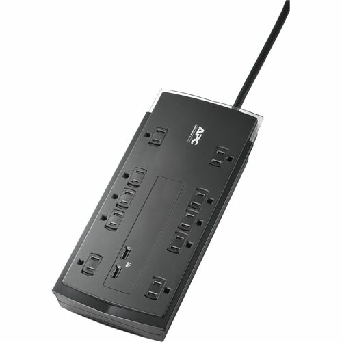 APC by Schneider Electric SurgeArrest Performance 10-Outlet Surge Suppressor/Protector - NEMA 5-15P - 4320 J - 120 V Input - 6 ft