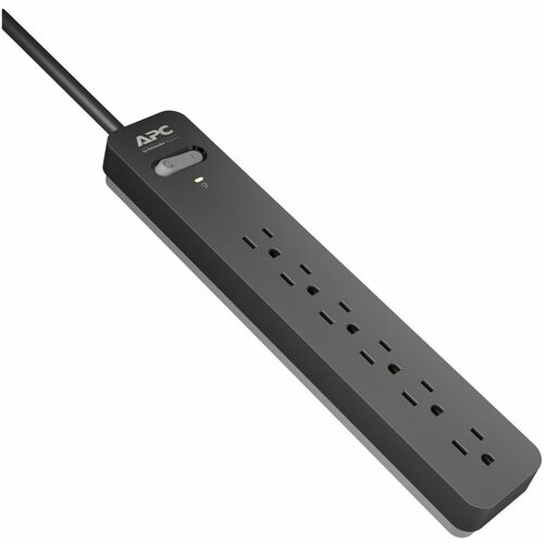 APC by Schneider Electric SurgeArrest Essential 6-Outlet Surge Suppressor/Protector - 120 V AC Output