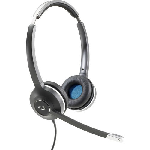 Cisco Headset 532 (Wired Dual with USB Headset Adapter) - Stereo - USB - Wired - 90 Ohm - 50 Hz - 18 kHz - Over-the-head - Binaural - Supra-aural - Electret, Condenser, Uni-directional Microphone - Noise Canceling