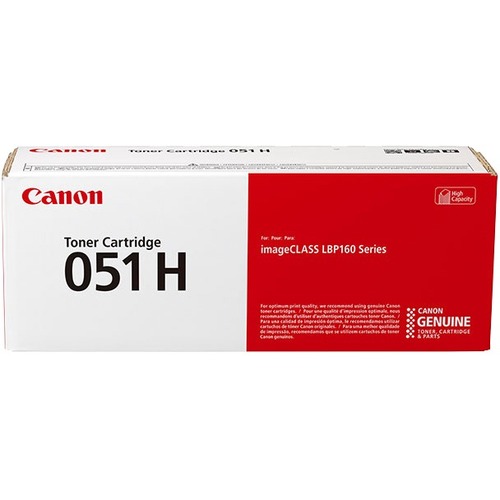Canon 051 H Original Toner Cartridge - Black - Laser - High Yield - 4000 Pages