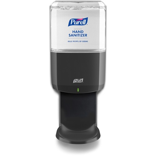 PURELL® ES6 Touch-Free Hand Sanitizer Dispenser, Graphite (6424-01) - Automatic - 1.27 quart Capacity - Support 4 x C Battery - Locking Mechanism, Durable, Wall Mountable, Touch-free - Graphite - 1Each