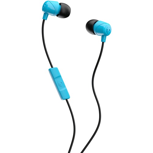 Skullcandy Jib Earbuds - Stereo - Mini-phone (3.5mm) - Wired - 17 Ohm - 20 Hz - 20 kHz - Earbud - Binaural - In-ear - Blue/Black