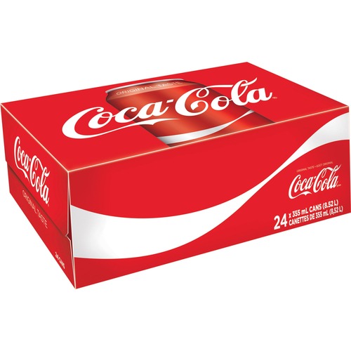 Coke Classic Canned Soft Drink - Ready-to-Drink - 354.88 mL - 24