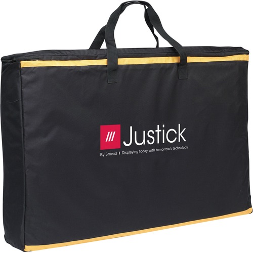 Justick Carrying Case Display Panel - Black - Nylon Body - Embroidered Justick logo - Shoulder Strap - 27" Height x 36" Width - 1 Pack