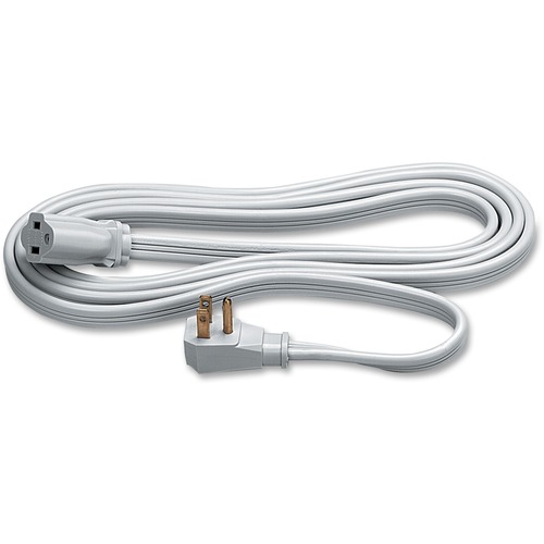 Heavy Duty Indoor 9' Extension Cord - 125 V AC / 15 A - Gray - 9 ft Cord Length - 1 - Extension Cords - FEL99595