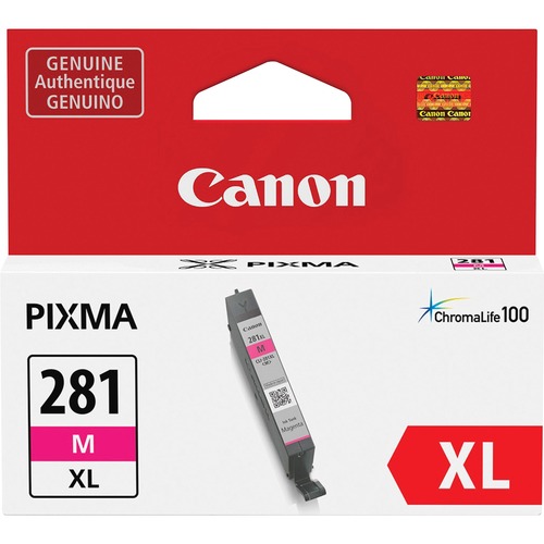 Canon CLI-281XL Original Inkjet Ink Cartridge - Magenta - 1 Each - Inkjet - 1 Each