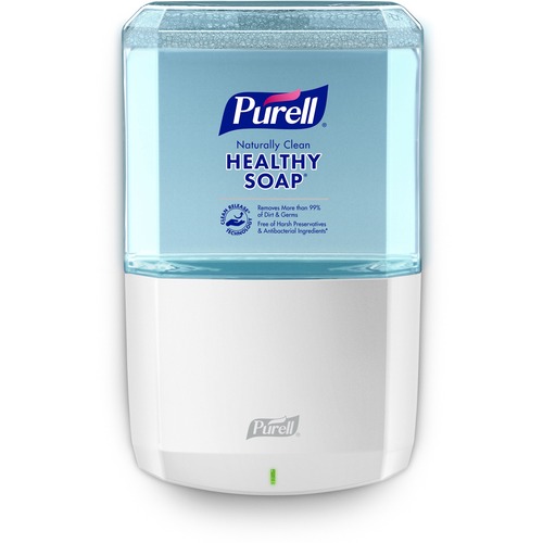 PURELL® ES8 Soap Dispenser - Automatic - 1.20 L Capacity - Touch-free, Refillable, Wall Mountable - White - 1Each - Liquid Soap / Sanitizer Dispensers - GOJ773001