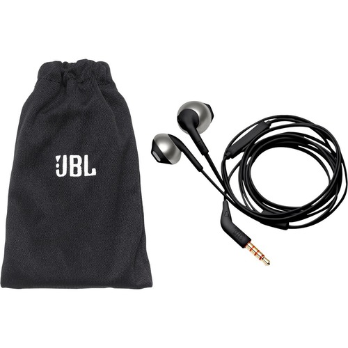 JBL T205 Earset - Stereo - Mini-phone (3.5mm) - Wired - 20 Hz - 20 kHz - Earbud - Binaural - In-ear - Black