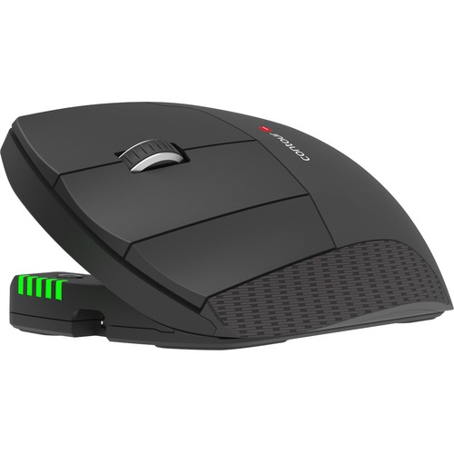 Contour Unimouse Mouse - PixArt PMW3330 - Wireless - Radio Frequency - Slate - USB - 2800 dpi - Scroll Wheel - 6 Button(s) - Left-handed Only