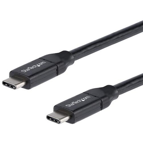 StarTech.com 2m 6 ft USB C to USB C Cable w/ 5A PD - M/M - USB 2.0 - USB-IF Certified - USB Type C Cable - USB C Charging Cable - USB C PD Cable - Power your USB Type-C devices - 2m USB C to USB C Cable - 2 m USB Type C Cable - 6ft USB C Charging Cable - 