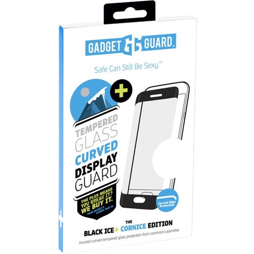 Gadget Guard Black Ice+ Cornice Screen Protector - For LCD iPhone X - Fingerprint Resistant, Impact Resistant, Scratch Resistant, Smudge Resistant - Tempered Glass